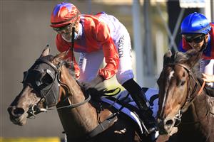SYDNEY, AUSTRALIA - JANUARY 16: Louise Day on Lillemor wins race 8 the Iron Jack Handicap during Sydney Racing at Rosehill Gardens on January 16, 2021 in Sydney, Australia. (Photo by Mark Evans/Getty Images)