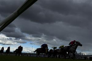 MELBOURNE, AUSTRALIA - JANUARY 16: Jordan Childs riding Fabergino wins Race 7, the Kensington Stakes, during Melbourne Racing at Flemington Racecourse on January 16, 2021 in Melbourne, Australia. (Photo by Vince Caligiuri/Getty Images)
