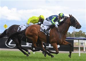 MELBOURNE, AUSTRALIA - JANUARY 16: Jye McNeil riding Coolth wins Race 8, the Seppelt Drumborg Trophy, during Melbourne Racing at Flemington Racecourse on January 16, 2021 in Melbourne, Australia. (Photo by Vince Caligiuri/Getty Images)