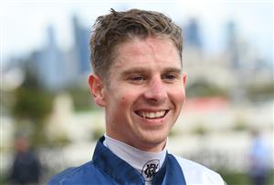 MELBOURNE, AUSTRALIA - JANUARY 16: Jye McNeil after riding Coolth to win Race 8, the Seppelt Drumborg Trophy, during Melbourne Racing at Flemington Racecourse on January 16, 2021 in Melbourne, Australia. (Photo by Vince Caligiuri/Getty Images)
