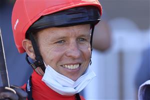 SYDNEY, AUSTRALIA - JANUARY 16: Kerrin McEvoy on Tycoonist returns to scale after winning race 7 the Ranvet Handicap during Sydney Racing at Rosehill Gardens on January 16, 2021 in Sydney, Australia. (Photo by Mark Evans/Getty Images)