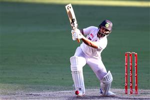 BRISBANE, AUSTRALIA - JANUARY 19: Rishabh Pant of India hitting the winning runs during day five of the 4th Test Match in the series between Australia and India at The Gabba on January 19, 2021 in Brisbane, Australia. (Getty)
