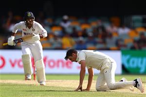 BRISBANE, AUSTRALIA - JANUARY 19: Mayank Agarwal of India bats during day five of the 4th Test Match in the series between Australia and India at The Gabba on January 19, 2021 in Brisbane, Australia. (Photo by Matt Roberts/Getty Images)