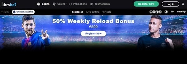 بارگذاری مجدد LibraBet LibraBet Reload