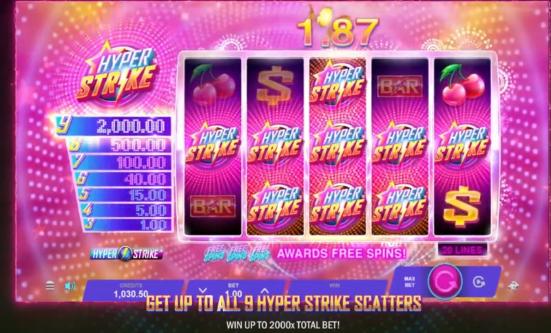 Hyper Strike Scatter Symbols Hyper Strike Scatter Symbols