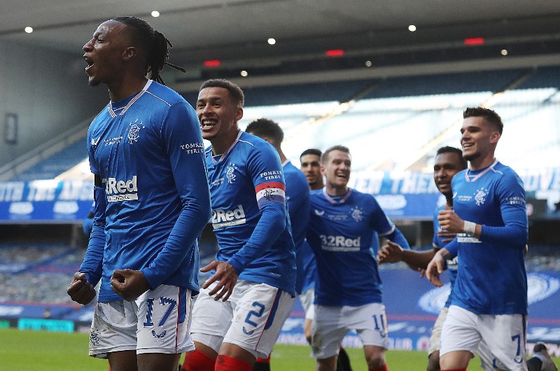 rangers celebrate