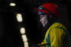 ASCOT, ENGLAND - JANUARY 23: Harry Skelton riding Roksana win The Matchbook Betting Podcast Mares' Hurdle at Ascot Racecourse on January 23, 2021 in Ascot, England. Due to the Coronavirus pandemic, owners along with the paying public will not be allowed to attend the meeting. (Photo by Alan Crowhurst/Getty Images)