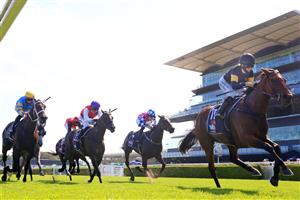 SYDNEY, AUSTRALIA - JANUARY 23: Rachel King on Le Lude wins race 7 the Sky Racing Active Handicap during Sydney Racing at Royal Randwick Racecourse on January 23, 2021 in Sydney, Australia. (Photo by Mark Evans/Getty Images)