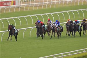 SYDNEY, AUSTRALIA - JANUARY 23: Brenton Avdulla on Invinciano wins race 9 the TAB Handicap during Sydney Racing at Royal Randwick Racecourse on January 23, 2021 in Sydney, Australia. (Photo by Mark Evans/Getty Images)