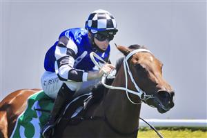 SYDNEY, AUSTRALIA - JANUARY 23: Tommy Berry on The First Of May wins race 3 the TAB Highway Handicap during Sydney Racing at Royal Randwick Racecourse on January 23, 2021 in Sydney, Australia. (Photo by Mark Evans/Getty Images)