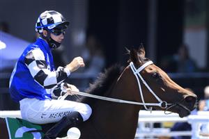 SYDNEY, AUSTRALIA - JANUARY 23: Tommy Berry on The First Of May returns to scale after winning race 3 the TAB Highway Handicap during Sydney Racing at Royal Randwick Racecourse on January 23, 2021 in Sydney, Australia. (Photo by Mark Evans/Getty Images)