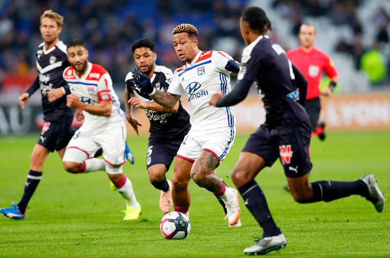 Lyon Bordeaux ligue 1 depay