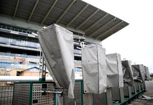 DONCASTER, ENGLAND - JANUARY 29: A general view of empty bookmaker stands at Doncaster Racecourse on January 29, 2021 in Doncaster, England. (Photo by Tim Goode - Pool/Getty Images)