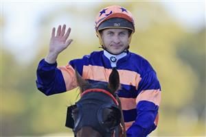 SYDNEY, AUSTRALIA - JANUARY 30: James Innes Jnr on Brutality returns to scale after winning race 8 the Sky Racing Active Handicap during Sydney Racing at Rosehill Gardens on January 30, 2021 in Sydney, Australia. (Photo by Mark Evans/Getty Images)