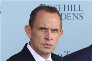 SYDNEY, AUSTRALIA - JANUARY 30: Chris Waller looks on after winning race 4 the ANZ Bloodstock News Handicap with Great House during Sydney Racing at Rosehill Gardens on January 30, 2021 in Sydney, Australia. (Photo by Mark Evans/Getty Images)