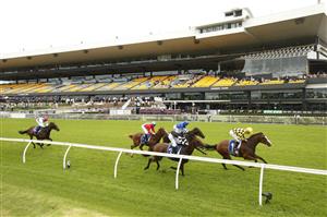 SYDNEY, AUSTRALIA - JANUARY 30: Jason Collett on Mallory wins race 2 the Widden Stakes during Sydney Racing at Rosehill Gardens on January 30, 2021 in Sydney, Australia. (Photo by Mark Evans/Getty Images)