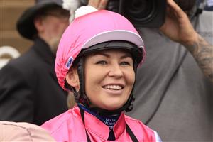 SYDNEY, AUSTRALIA - JANUARY 30: Kathy O'Hara on If You Think So returns to scale after winning race 1 the TAB Highway Plate during Sydney Racing at Rosehill Gardens on January 30, 2021 in Sydney, Australia. (Getty)