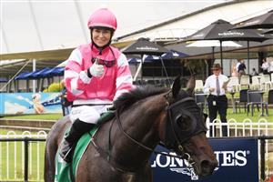 SYDNEY, AUSTRALIA - JANUARY 30: Kathy O'Hara on If You Think So returns to scale after winning race 1 the TAB Highway Plate during Sydney Racing at Rosehill Gardens on January 30, 2021 in Sydney, Australia. (Getty)