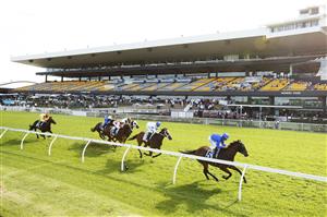 SYDNEY, AUSTRALIA - JANUARY 30: Hugh Bowman on Savatiano wins race 7 the Iron Jack Expressway Stakes during Sydney Racing at Rosehill Gardens on January 30, 2021 in Sydney, Australia. (Photo by Mark Evans/Getty Images)
