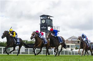 MELBOURNE, AUSTRALIA - JANUARY 30: Jordan Childs riding Vespertine to win Race 1, the Ive Print Handicap during Melbourne Racing at Caulfield Racecourse on January 30, 2021 in Melbourne, Australia. (Photo by Vince Caligiuri/Getty Images)