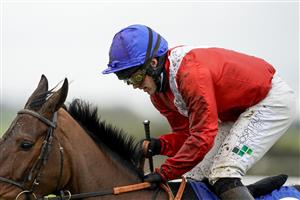 WINCANTON, ENGLAND - FEBRUARY 04: Jonjo O'Neill Jr. riding Rose of Arcadia on their way to winning The EBF Mares' 'National Hunt' Novices' Hurdle at Wincanton Racecourse on February 04, 2021 in Wincanton, England. Due to the Coronavirus pandemic, owners along with the paying public will not be allowed to attend the meeting. (Photo by Alan Crowhurst/Getty Images)