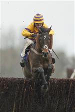 WINCANTON, ENGLAND - FEBRUARY 04: Harry Cobden riding Sametegal clear the last to win The Stewart Tory Memorial Open Hunters' Chase at Wincanton Racecourse on February 04, 2021 in Wincanton, England. Due to the Coronavirus pandemic, owners along with the paying public will not be allowed to attend the meeting. (Photo by Alan Crowhurst/Getty Images)