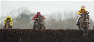 WINCANTON, ENGLAND - FEBRUARY 04: Harry Cobden riding Sametegal clear the last to win The Stewart Tory Memorial Open Hunters' Chase at Wincanton Racecourse on February 04, 2021 in Wincanton, England. Due to the Coronavirus pandemic, owners along with the paying public will not be allowed to attend the meeting. (Photo by Alan Crowhurst/Getty Images)