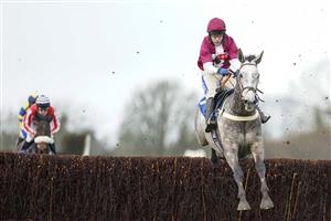 WINCANTON, ENGLAND - FEBRUARY 04: Tom Scudamore riding Numitor on their way to winning The Watch Racing TV In Stunning HD Novices' Handicap Chase at Wincanton Racecourse on February 04, 2021 in Wincanton, England. Due to the Coronavirus pandemic, owners along with the paying public will not be allowed to attend the meeting. (Photo by Alan Crowhurst/Getty Images)