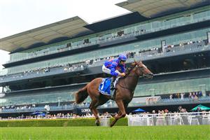 SYDNEY, AUSTRALIA - FEBRUARY 06: Hugh Bowman on Profiteer wins race 5 the Inglis Millennium during Sydney Racing at Royal Randwick Racecourse on February 06, 2021 in Sydney, Australia. (Photo by Mark Evans/Getty Images)