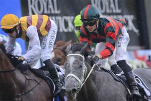 SYDNEY, AUSTRALIA - FEBRUARY 06: James McDonald on April Rain wins race 4 the Ranvet Handicap during Sydney Racing at Royal Randwick Racecourse on February 06, 2021 in Sydney, Australia. (Photo by Mark Evans/Getty Images)