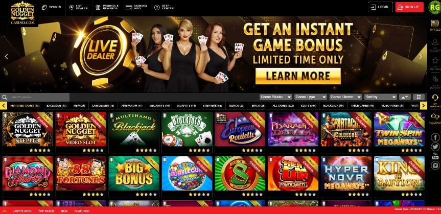 Golden Nugget Online Casino