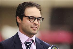 SYDNEY, AUSTRALIA - FEBRUARY 13: William Freedman looks on after winning race 3 the TAB Highway Class 3 Handicap with Birdonawinningpost during Sydney Racing at Royal Randwick Racecourse on February 13, 2021 in Sydney, Australia. (Photo by Mark Evans/Getty Images)