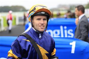 SYDNEY, AUSTRALIA - FEBRUARY 13: Tommy Berry on Masked Crusader returns to scale after winning race 6 the Cellarbrations Southern Cross Stakes during Sydney Racing at Royal Randwick Racecourse on February 13, 2021 in Sydney, Australia. (Photo by Mark Evans/Getty Images)