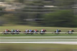 SYDNEY, AUSTRALIA - FEBRUARY 20: Rachel King on Blue Missile (R) on the way to winning race 2 the TAB Highway Class 3 Handicap during Sydney Racing at Rosehill Gardens on February 20, 2021 in Sydney, Australia. (Photo by Mark Evans/Getty Images)