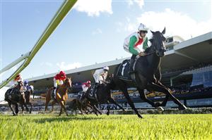 SYDNEY, AUSTRALIA - FEBRUARY 20: Hugh Bowman on Aegon wins race 7 the City Tattersalls Club Hobartville Stakes during Sydney Racing at Rosehill Gardens on February 20, 2021 in Sydney, Australia. (Photo by Mark Evans/Getty Images)