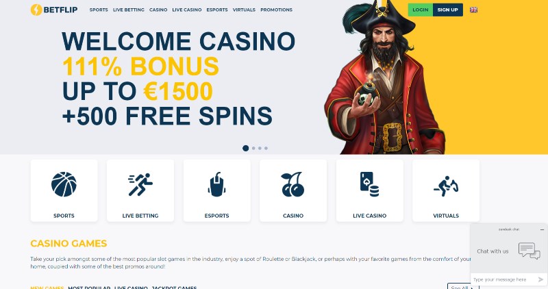 Betflip Casino Promo Code