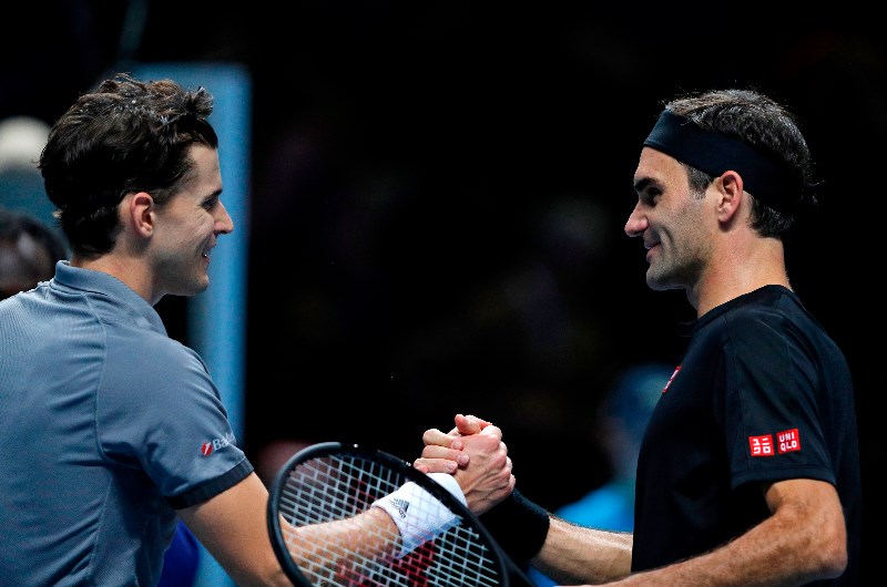 Dominic Thiem Roger Federer