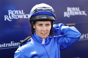 SYDNEY, AUSTRALIA - MARCH 06: Rachel King on Anamoe returns to scale after winning race 2 the UNSW Todman Stakes from Hugh Bowman on Profiteer during Sydney Racing at Royal Randwick Racecourse on March 06, 2021 in Sydney, Australia. (Photo by Mark Evans/Getty Images)
