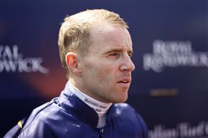 SYDNEY, AUSTRALIA - MARCH 06: Tommy Berry looks on after winning race 4 the Randwick City Stakes on Mount Popa during Sydney Racing at Royal Randwick Racecourse on March 06, 2021 in Sydney, Australia. (Photo by Mark Evans/Getty Images)