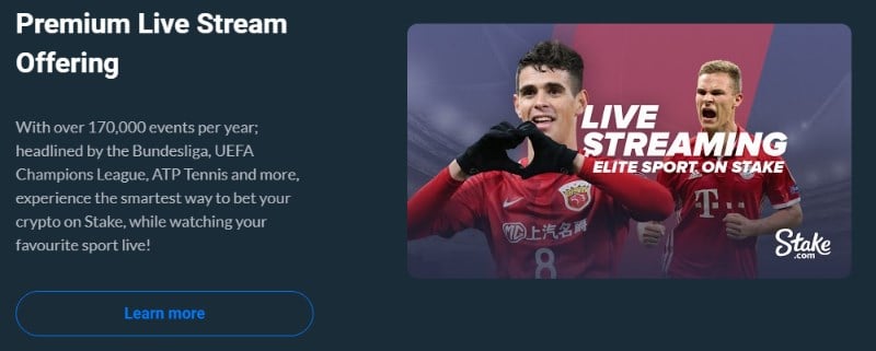 stake live streaming