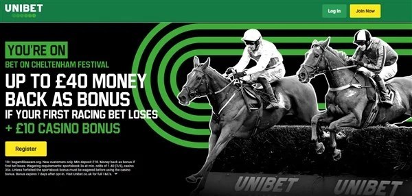 unibet money back 40