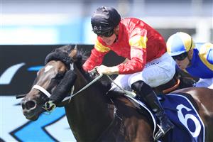 SYDNEY, AUSTRALIA - MARCH 13: James McDonald on Welsh Legend wins race 1 the Catanachs Handicap during Sydney Racing at Rosehill Gardens on March 13, 2021 in Sydney, Australia. (Photo by Mark Evans/Getty Images)