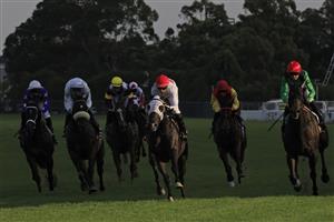 SYDNEY, AUSTRALIA - MARCH 13: Nash Rawiller on Yao Dash (C) wins race 9 the Cellarbrations Handicap during Sydney Racing at Rosehill Gardens on March 13, 2021 in Sydney, Australia. (Photo by Mark Evans/Getty Images)