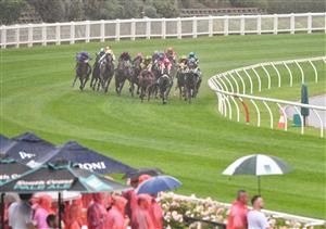 MELBOURNE, AUSTRALIA - MARCH 13: Patrick Moloney riding Fontein Diamond winning race 6, the Adapt Australia Country Mile Final, during Melbourne Racing All-Star Mile Day at Moonee Valley Racecourse on March 13, 2021 in Melbourne, Australia. (Photo by Vince Caligiuri/Getty Images)