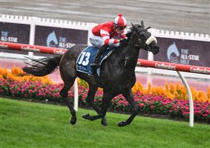 MELBOURNE, AUSTRALIA - MARCH 13: Patrick Moloney riding Fontein Diamond winning race 6, the Adapt Australia Country Mile Final, during Melbourne Racing All-Star Mile Day at Moonee Valley Racecourse on March 13, 2021 in Melbourne, Australia. (Photo by Vince Caligiuri/Getty Images)