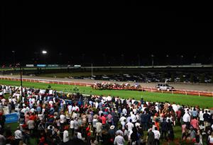 MELBOURNE, AUSTRALIA - MARCH 19: Matthew Cartwright riding Sisstar winning race 5, the Ladbrokes 55 Second Challenge Final, during Melbourne Racing at Moonee Valley Racecourse on March 19, 2021 in Melbourne, Australia. (Photo by Vince Caligiuri/Getty Images)