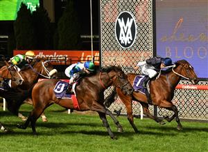 MELBOURNE, AUSTRALIA - MARCH 19: Michael Walker riding Quantum Mechanic winning race 6, the Sheamus Mills Bloodstock Sunline Stakes, during Melbourne Racing at Moonee Valley Racecourse on March 19, 2021 in Melbourne, Australia. (Photo by Vince Caligiuri/Getty Images)