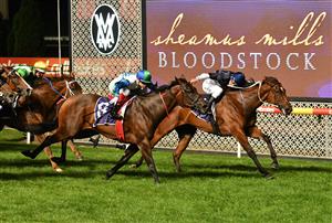 MELBOURNE, AUSTRALIA - MARCH 19: Michael Walker riding Quantum Mechanic winning race 6, the Sheamus Mills Bloodstock Sunline Stakes, during Melbourne Racing at Moonee Valley Racecourse on March 19, 2021 in Melbourne, Australia. (Photo by Vince Caligiuri/Getty Images)
