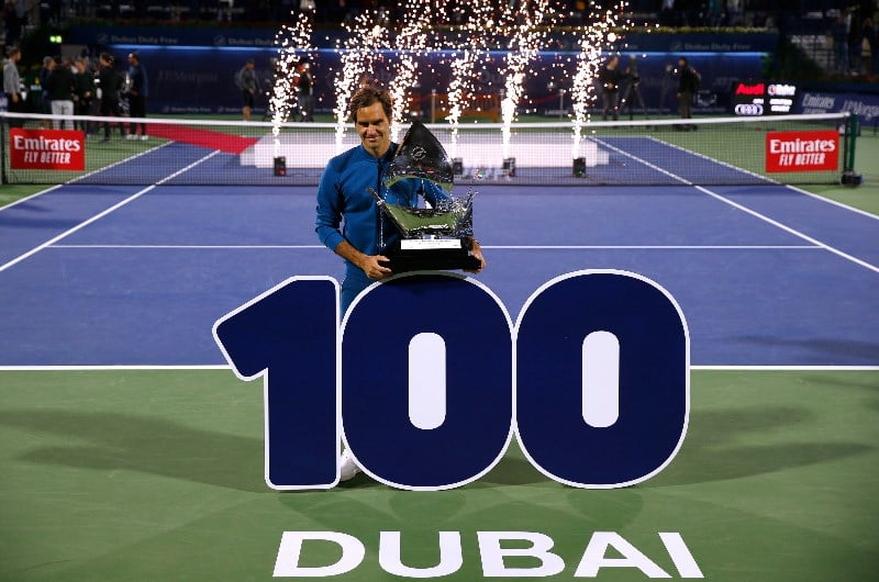 ATP Dubai Tennis Championships Winners List Roger Federer On Top