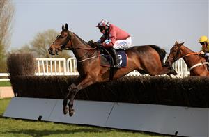 SOUTHWELL, ENGLAND - MARCH 31: First Class Return ridden by Harry Skelton on their way to winning the Free Tips Daily On attheraces.com Handicap Chase at Southwell Racecourse on March 31, 2021 in Southwell, England. (Photo by Mike Egerton-Pool/Getty Images)